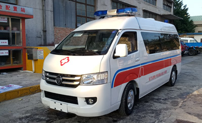 福田救護(hù)車交車現(xiàn)場